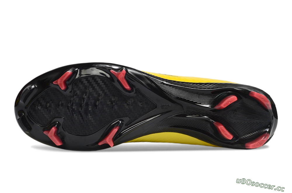 Men's CR7 x Nike Air Zoom Mercurial Vapor 16 Elite FG Firm Ground Low-Tops Football Boots - Yellow/Solar Yellow/Black 6