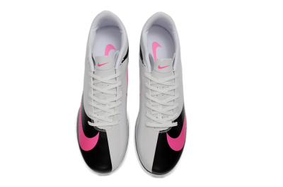 Men's CR7 x Nike Air Zoom Mercurial Vapor 16 Elite AG Firm Ground Low-Tops Football Boots - Black/Hot Pink/White