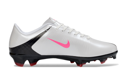 Men's CR7 x Nike Air Zoom Mercurial Vapor 16 Elite AG Firm Ground Low-Tops Football Boots - Black/Hot Pink/White