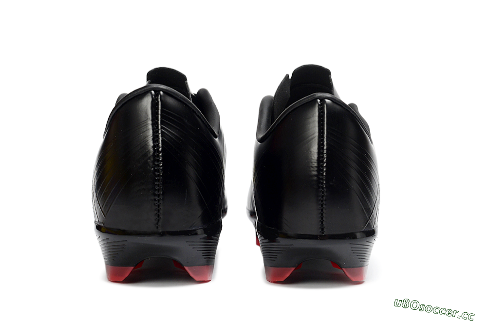 Men's CR7 x Nike Air Zoom Mercurial Vapor 16 Elite FG Firm Ground Low-Tops Football Boots - Black/Sunshine Yellow/Crimson Red 5