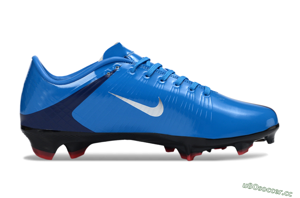 Men's CR7 x Nike Air Zoom Mercurial Vapor 16 Elite FG Firm Ground Low-Tops Football Boots - Blue/Electric Blue/Space Blue 7