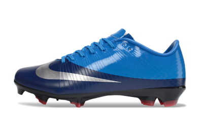 Men's CR7 x Nike Air Zoom Mercurial Vapor 16 Elite FG Firm Ground Low-Tops Football Boots - Blue/Electric Blue/Space Blue