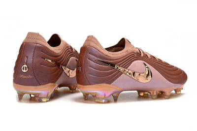 Men's Nike Tiempo Legend 11 Elite FG Firm Ground Low-Tops Football Boots - Brown/Rose Gold/Soft Pink