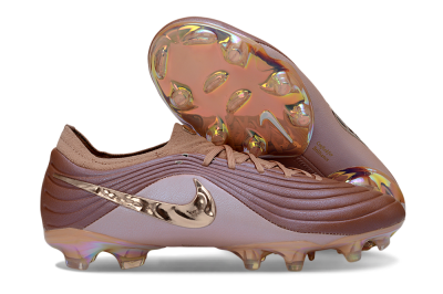 Men's Nike Tiempo Legend 11 Elite FG Firm Ground Low-Tops Football Boots - Brown/Rose Gold/Soft Pink