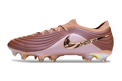 Men's Nike Tiempo Legend 11 Elite FG Firm Ground Low-Tops Football Boots - Brown/Rose Gold/Soft Pink