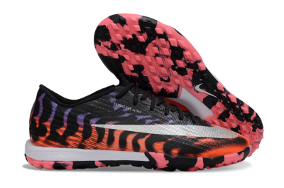 Men's Nike Air Zoom Mercurial Superfly 11 TF Artificial Turf Low-Tops Football Shoes - Black/Neon Orange/Hot Pink