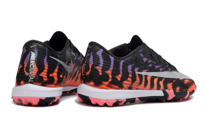 Men's Nike Air Zoom Mercurial Superfly 11 TF Artificial Turf Low-Tops Football Shoes - Black/Neon Orange/Hot Pink