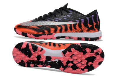 Men's Nike Air Zoom Mercurial Superfly 11 TF Artificial Turf Low-Tops Football Shoes - Black/Neon Orange/Hot Pink