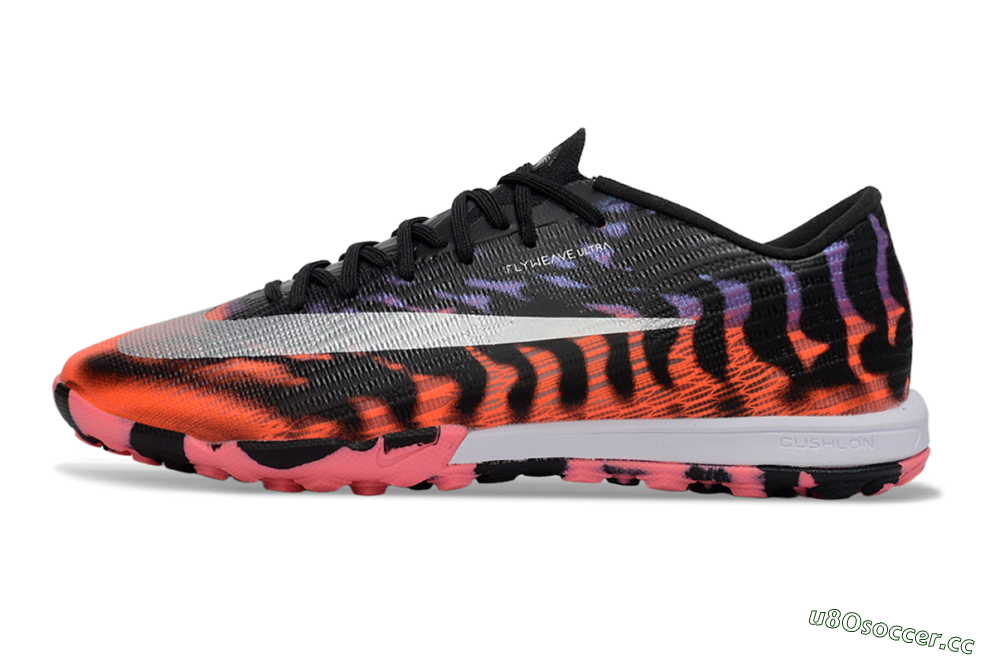 Men's Nike Air Zoom Mercurial Superfly 11 TF Artificial Turf Low-Tops Football Shoes - Black/Neon Orange/Hot Pink 0