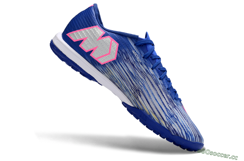 Men's Nike Air Zoom Mercurial Superfly 11 TF Artificial Turf Low-Tops Football Shoes - Blue/Electric Blue/Neon Pink 4