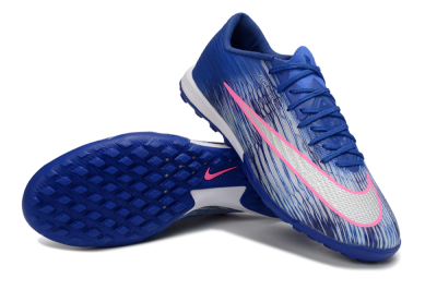 Men's Nike Air Zoom Mercurial Superfly 11 TF Artificial Turf Low-Tops Football Shoes - Blue/Electric Blue/Neon Pink