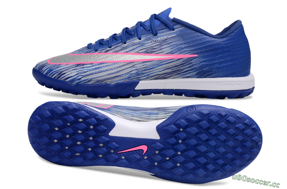 Men's Nike Air Zoom Mercurial Superfly 11 TF Artificial Turf Low-Tops Football Shoes - Blue/Electric Blue/Neon Pink 1