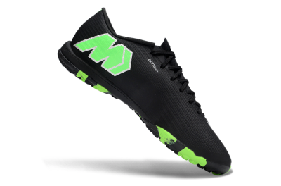 Men's Nike Air Zoom Mercurial Superfly 11 TF Artificial Turf Low-Tops Football Shoes - Black/Neon Green/Electric Lime