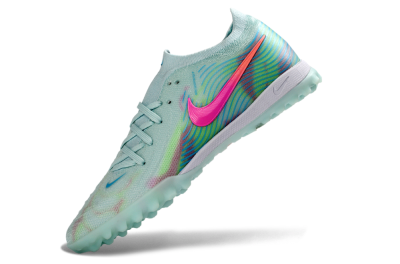 Men's Nike Phantom GX 2 Elite TF Artificial Turf Low-Tops Football Shoes - Aqua/Mint Breeze/Pink Fusion
