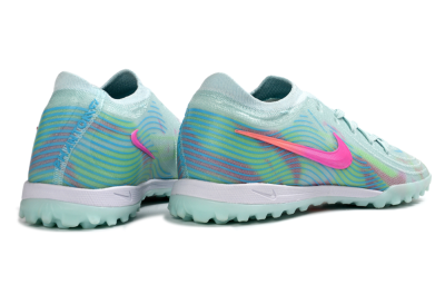 Men's Nike Phantom GX 2 Elite TF Artificial Turf Low-Tops Football Shoes - Aqua/Mint Breeze/Pink Fusion
