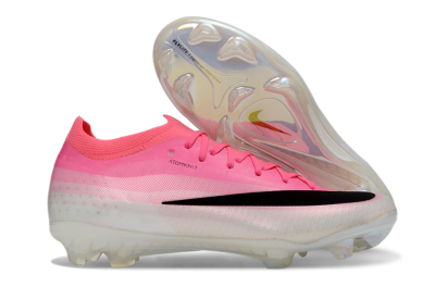 Men's Nike Air Zoom Mercurial Vapor 17 Elite FG Firm Ground Low-Tops Football Boots - Pink/Electric Pink/Black