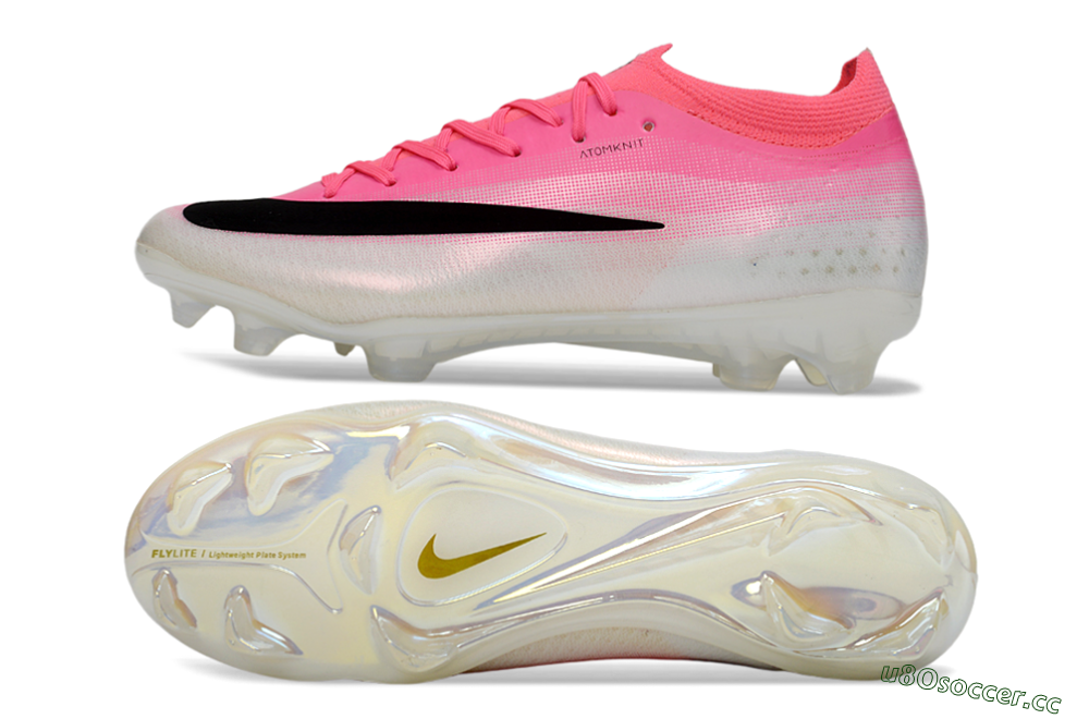 Men's Nike Air Zoom Mercurial Vapor 17 Elite FG Firm Ground Low-Tops Football Boots - Pink/Electric Pink/Black 1