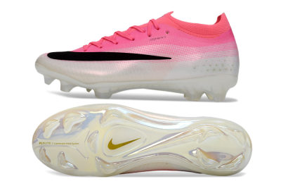 Men's Nike Air Zoom Mercurial Vapor 17 Elite FG Firm Ground Low-Tops Football Boots - Pink/Electric Pink/Black