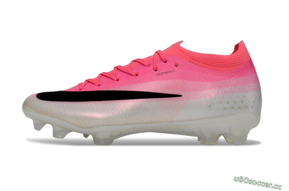 Men's Nike Air Zoom Mercurial Vapor 17 Elite FG Firm Ground Low-Tops Football Boots - Pink/Electric Pink/Black 0