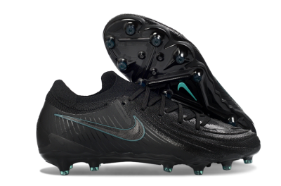 Men's Nike Phantom GX 2 Elite AG Artificial Grass Low-Tops Football Boots - Black/Teal Burst/Shadow Black