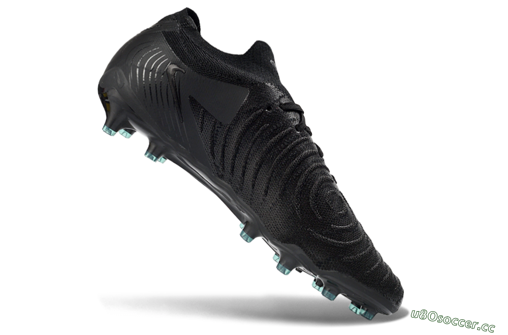 Men's Nike Phantom GX 2 Elite AG Artificial Grass Low-Tops Football Boots - Black/Teal Burst/Shadow Black 4