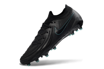 Men's Nike Phantom GX 2 Elite AG Artificial Grass Low-Tops Football Boots - Black/Teal Burst/Shadow Black