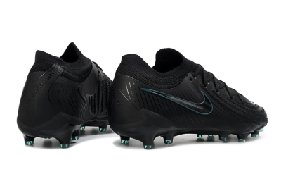 Men's Nike Phantom GX 2 Elite AG Artificial Grass Low-Tops Football Boots - Black/Teal Burst/Shadow Black