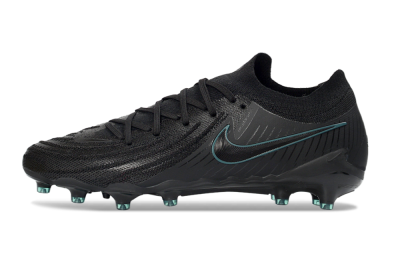 Men's Nike Phantom GX 2 Elite AG Artificial Grass Low-Tops Football Boots - Black/Teal Burst/Shadow Black