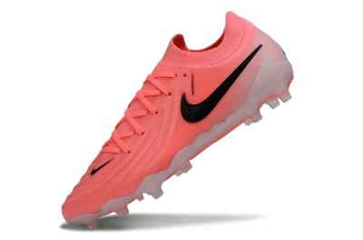 Men's Nike Phantom GX 2 Elite AG Artificial Grass Low-Tops Football Boots - Pink/Bright Coral/Deep Black