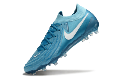Men's Nike Phantom GX 2 Elite AG Artificial Grass Low-Tops Football Boots - Blue/Sky Blue/Ocean Blue
