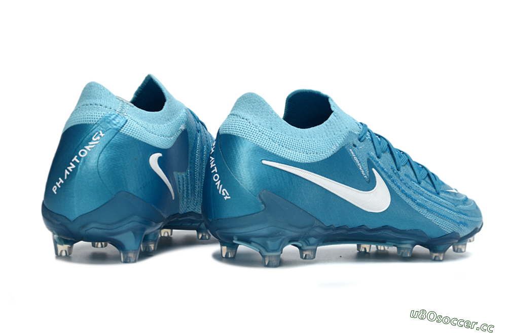 Men's Nike Phantom GX 2 Elite AG Artificial Grass Low-Tops Football Boots - Blue/Sky Blue/Ocean Blue 6