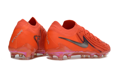 Men's Nike Phantom GX 2 Elite AG Artificial Grass Low-Tops Football Boots - Orange/Electric Orange/Sunset Blaze