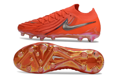 Men's Nike Phantom GX 2 Elite AG Artificial Grass Low-Tops Football Boots - Orange/Electric Orange/Sunset Blaze