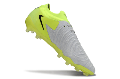 Men's Nike Phantom GX 2 Elite AG Artificial Grass Low-Tops Football Boots - Gray/Volt Green/Black