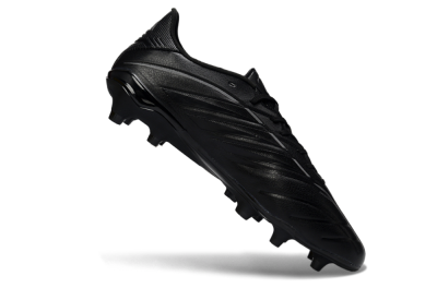 Men's Adidas Copa Pure 4 Elite FG Firm Ground Low-Tops Football Boots - Black/Midnight Shadow/Onyx Veil