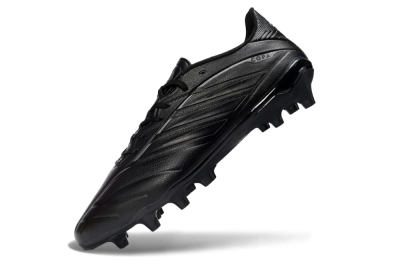 Men's Adidas Copa Pure 4 Elite FG Firm Ground Low-Tops Football Boots - Black/Midnight Shadow/Onyx Veil