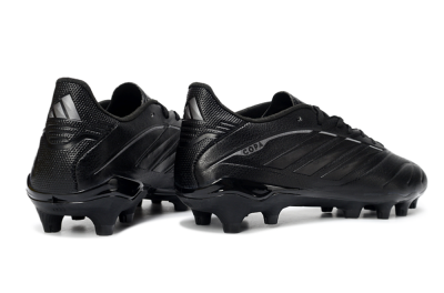 Men's Adidas Copa Pure 4 Elite FG Firm Ground Low-Tops Football Boots - Black/Midnight Shadow/Onyx Veil