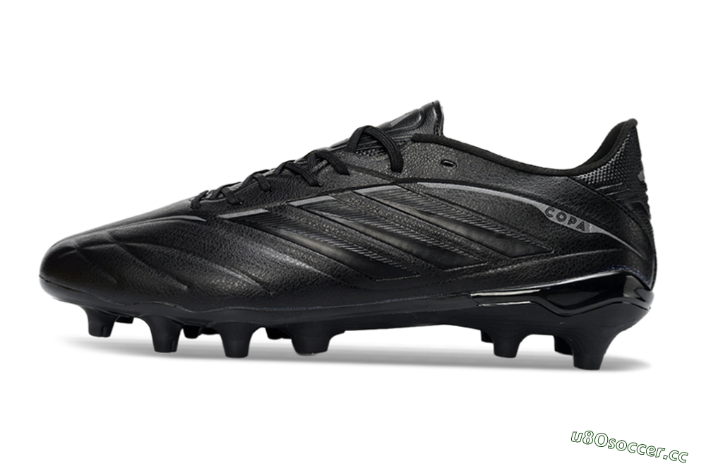 Men's Adidas Copa Pure 4 Elite FG Firm Ground Low-Tops Football Boots - Black/Midnight Shadow/Onyx Veil 0