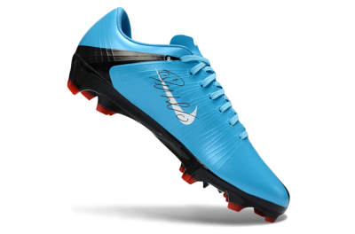Men's CR7 x Nike Air Zoom Mercurial Vapor 16 Elite FG Firm Ground Low-Tops Football Boots - Blue/Electric Sky/Coal Black