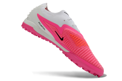 Unisex Nike Phantom 6 Elite Low TF Artificial Turf Low-Tops Football Shoes - Pink/Bright Pink/White