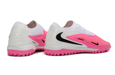 Unisex Nike Phantom 6 Elite Low TF Artificial Turf Low-Tops Football Shoes - Pink/Bright Pink/White