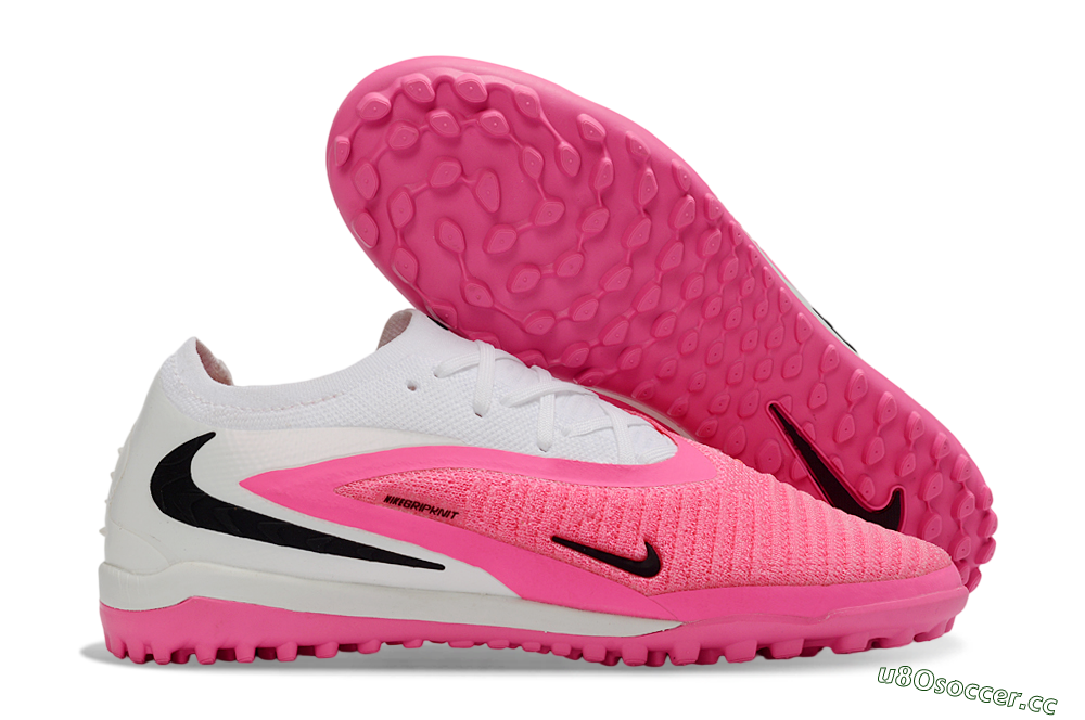 Unisex Nike Phantom 6 Elite Low TF Artificial Turf Low-Tops Football Shoes - Pink/Bright Pink/White 2