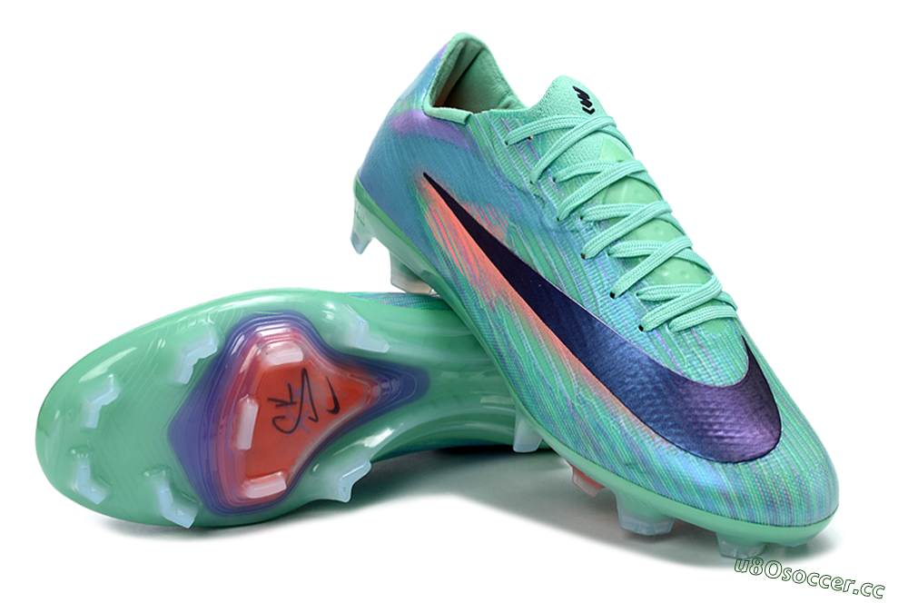 Men's Nike Air Zoom Mercurial Superfly 11 FG Firm Ground Low-Tops Football Boots - Green/Aqua Shine/Black Burst 3