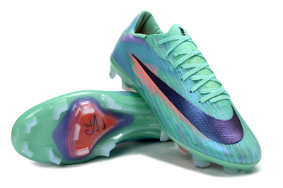 Men's Nike Air Zoom Mercurial Superfly 11 FG Firm Ground Low-Tops Football Boots - Green/Aqua Shine/Black Burst