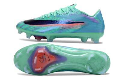 Men's Nike Air Zoom Mercurial Superfly 11 FG Firm Ground Low-Tops Football Boots - Green/Aqua Shine/Black Burst