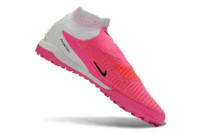 Unisex Nike Phantom 6 High Elite TF Artificial Turf Low-Tops Football Shoes - Pink/Neon Glow/Pure Pink