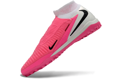 Unisex Nike Phantom 6 High Elite TF Artificial Turf Low-Tops Football Shoes - Pink/Neon Glow/Pure Pink