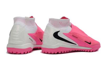 Unisex Nike Phantom 6 High Elite TF Artificial Turf Low-Tops Football Shoes - Pink/Neon Glow/Pure Pink