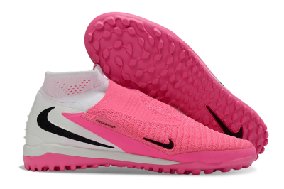 Unisex Nike Phantom 6 High Elite TF Artificial Turf Low-Tops Football Shoes - Pink/Neon Glow/Pure Pink