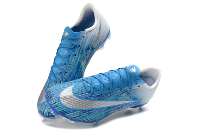 Men's Nike Air Zoom Mercurial Superfly 11 FG Firm Ground Low-Tops Football Boots - Blue/Sky Blue/Metallic Blue
